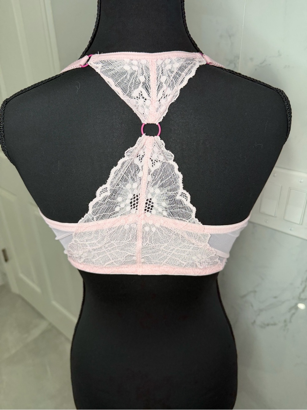Victoria's Secret Pink Lace Plunge Bra